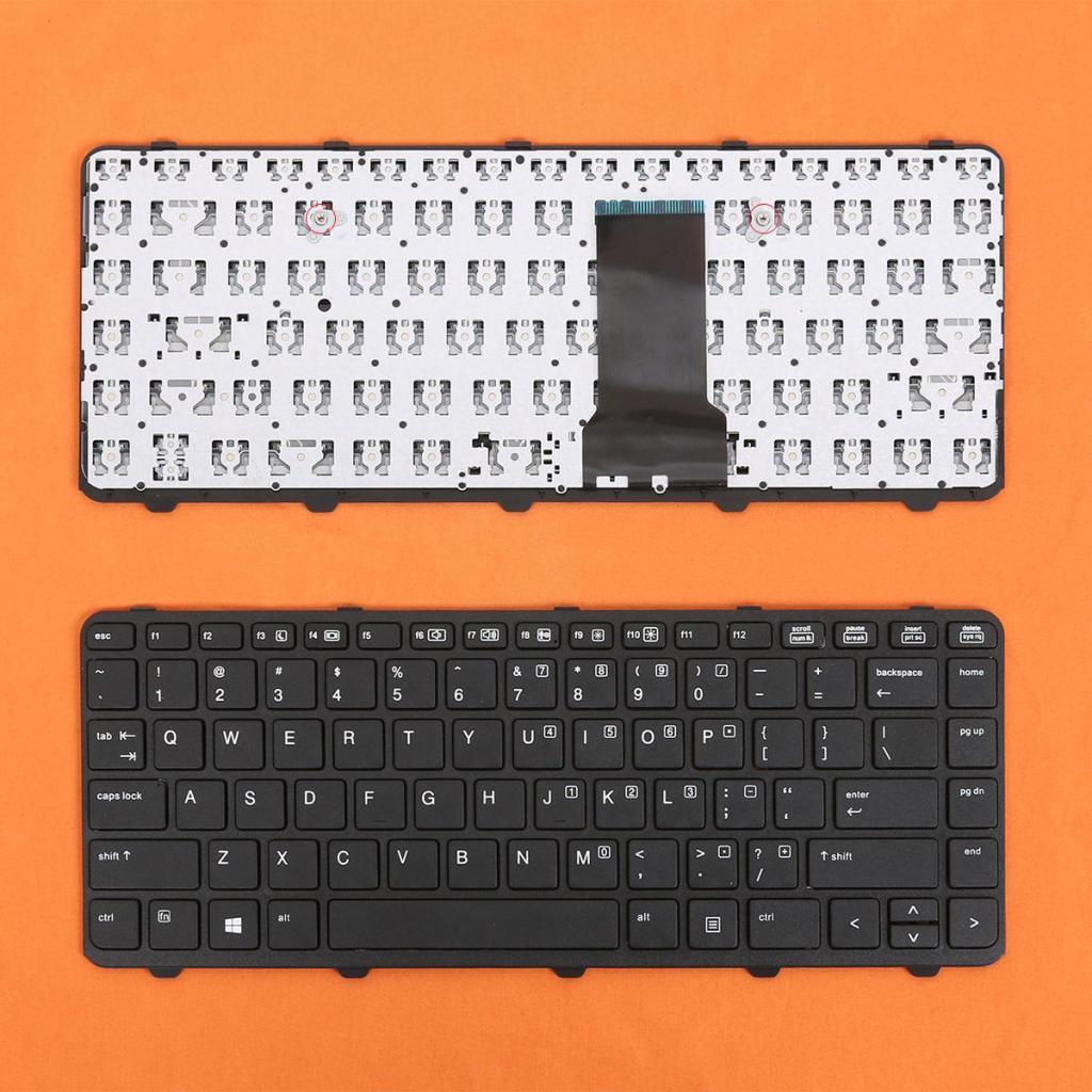 Keyboard Laptop Accessories - เปลี่ยนคีย์บอร์ดแล็ปท็อปสไตล์ US QWERTY ขนาดเต็มบางเฉียบสำหรับเอชพี โปรบุ๊ค 430