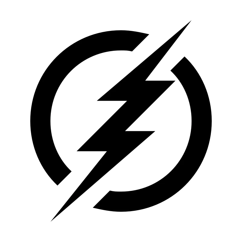 Laptop Accessories All - ออกแบบใหม่แบตเตอรี่ชาร์จไฟฟ้าโลโก้ Lightning สัญลักษณ์รูปลอกรถหน้าต่างแล็ปท็อปรถสติกเกอร์อุปกรณ์เสริม,13 ซม