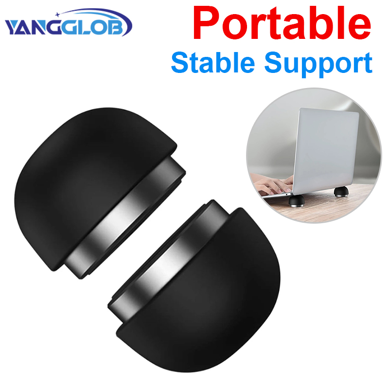 Laptop Accessories Macbook - ขาตั้งแล็ปท็อป อุปกรณ์เสริมโน้ตบุ๊ก ขาตั้งรูปเห็ดสำหรับแล็ปท็อป ขาตั้งพับได้ขนาดเล็กพร้อมพัดลมระบายความร้อนสำหรับ Macbook Pro