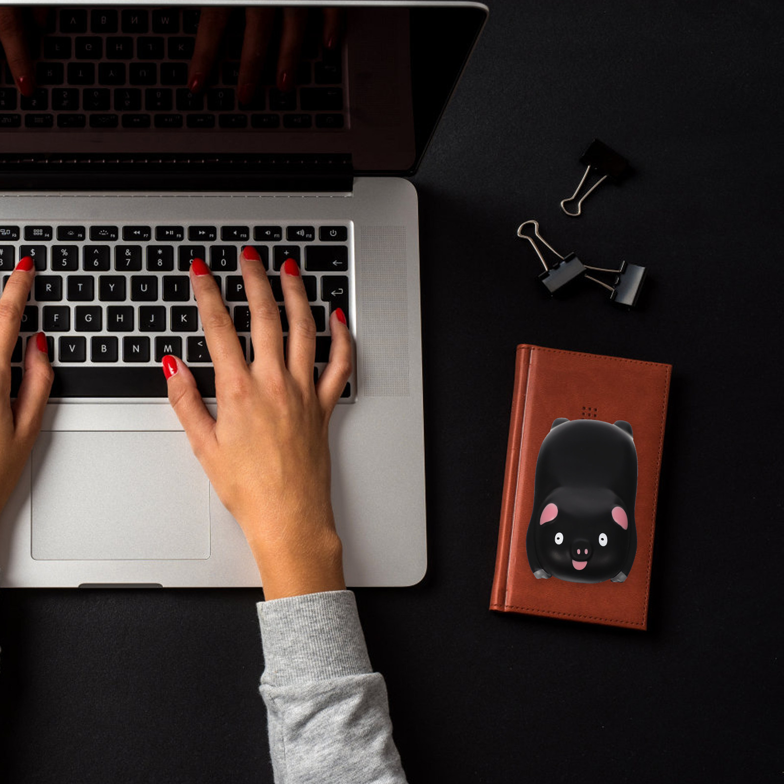 Laptop Accessories Officeworks - แผ่นรองข้อมือเมาส์เมมโมรี่โฟมตามหลักสรีรศาสตร์ อุปกรณ์เสริมคอมพิวเตอร์กันลื่นสำหรับสำนักงาน บ้าน แล็ปท็อป ช่วยลดความเมื่อยล้าของข้อมือและบรรเทาอาการปวดข้อต่อ