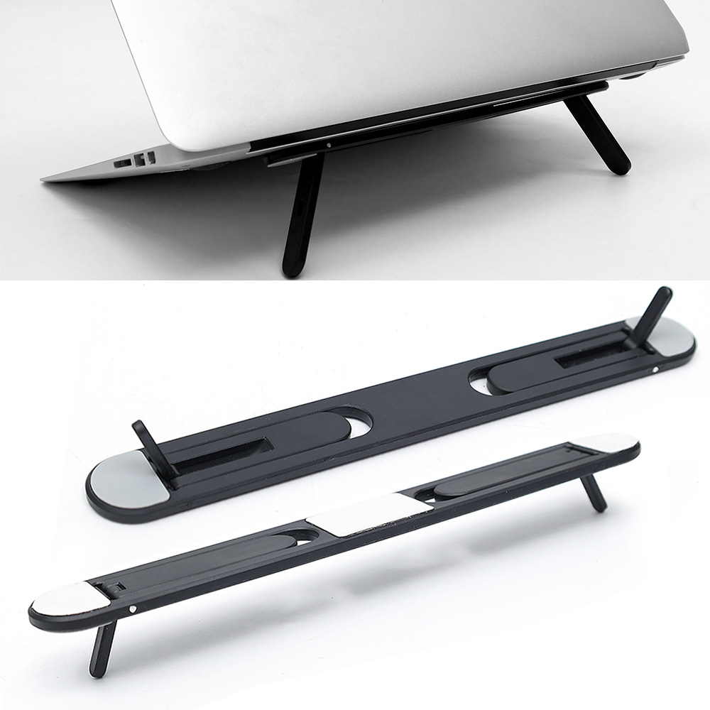 Laptop Accessories Distributor - ขาตั้งแล็ปท็อปอเนกประสงค์แบบพกพา ขาตั้งโน้ตบุ๊กแบบพับได้ พร้อมฟังก์ชั่นระบายความร้อน อุปกรณ์เสริมสำหรับ MacBook iPad