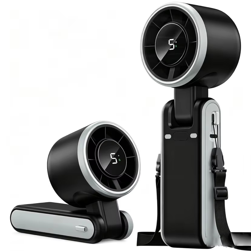 Monitor Portable Usb - พัดลมมือถือ 5 สปีด พัดลมพับได้ พัดลมพกพา ตั้งโต๊ะ