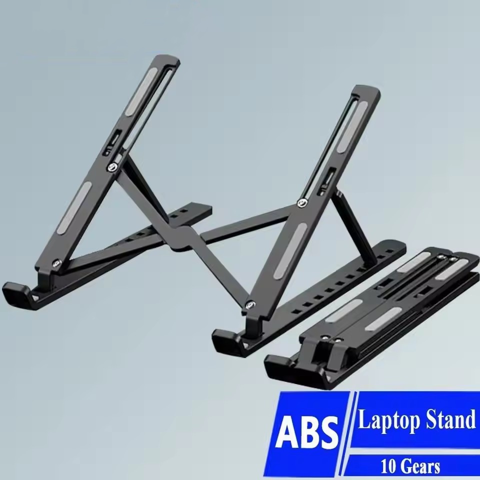 Laptop Accessories Macbook - ขาตั้งแล็ปท็อปแบบพับได้แบบพกพาแบบพับได้ฐานรองรับพลาสติก ABS สําหรับ MacBook แล็ปท็อปพีซีอุปกรณ์เสริม