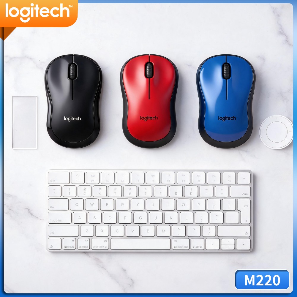 Laptop Accessories Officeworks - เมาส์ไร้สาย Logitech M220 แบบเงียบ ระยะการทำงานเสถียร 10