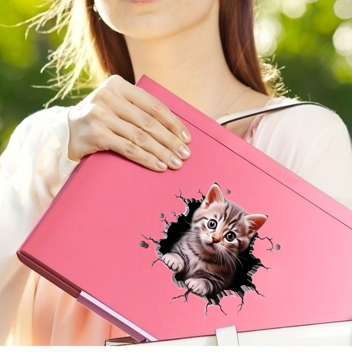 สติ๊กเกอร์ติดรถลายแมวโพลีไวนิล - Laptop Accessories All บทวิจารณ์และราคา