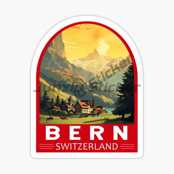 BERN SWITZERLAND ธงชาติ สติ๊กเ - Laptop Accessories All บทวิจารณ์และราคา