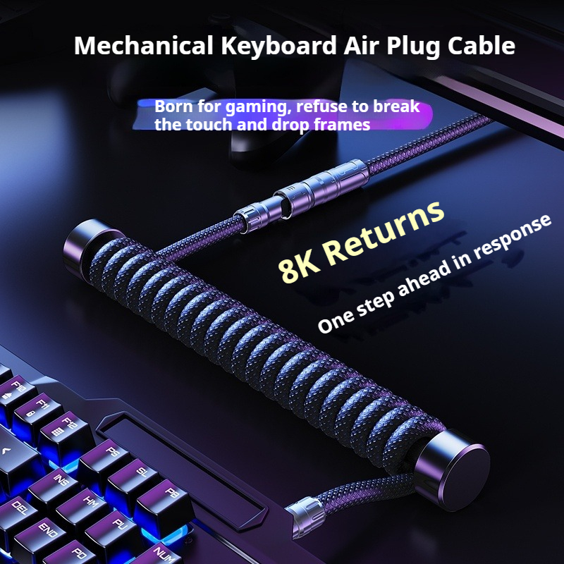 สายคีย์บอร์ดแบบขดยาว 1.2 ม. US - Keyboard Laptop Accessories บทวิจารณ์และราคา