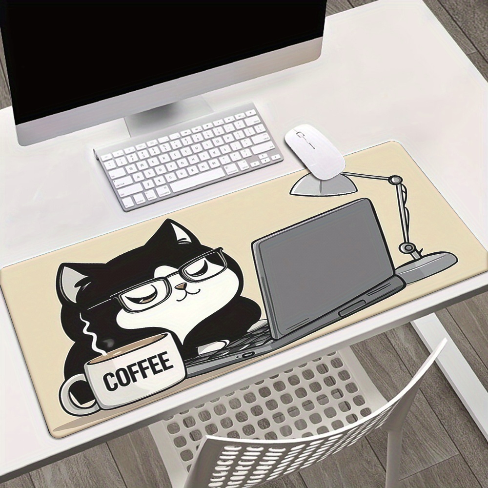 แมวกาแฟสุดน่ารักทำงานบนแผ่นรอง - Laptop Accessories Officeworks บทวิจารณ์และราคา