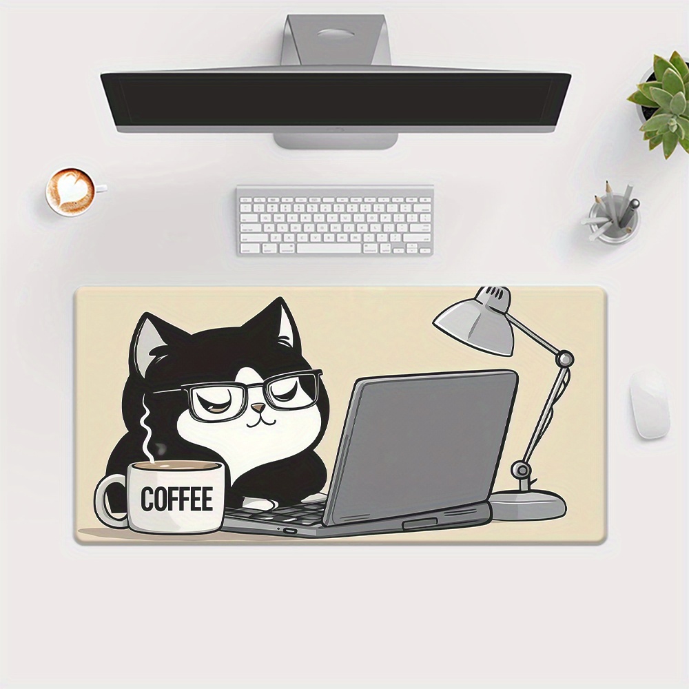 แมวกาแฟสุดน่ารักทำงานบนแผ่นรอง - Laptop Accessories Officeworks บทวิจารณ์และราคา