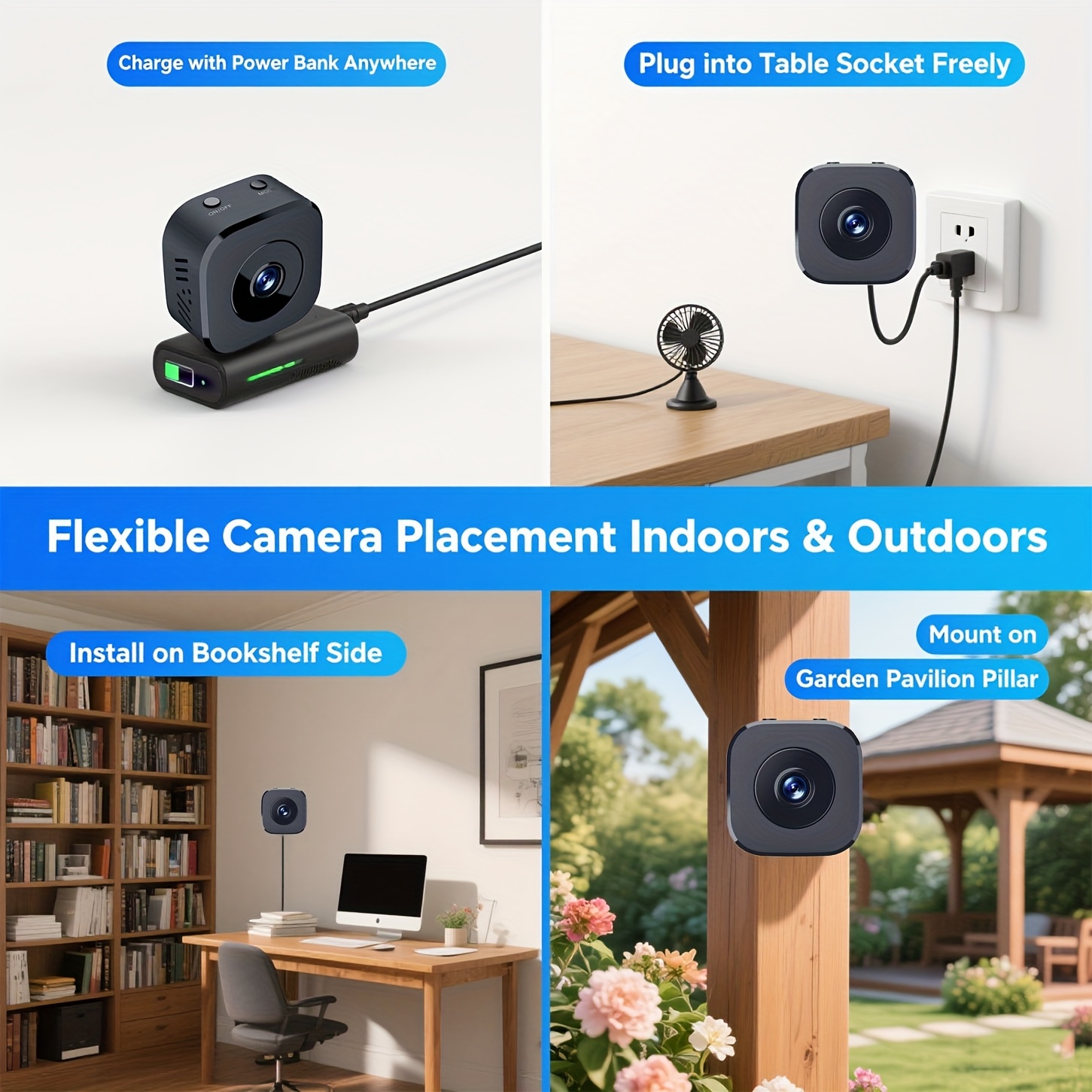1080P HD Mini WiFi กล้องความปล - Monitor Portable Usb บทวิจารณ์และราคา