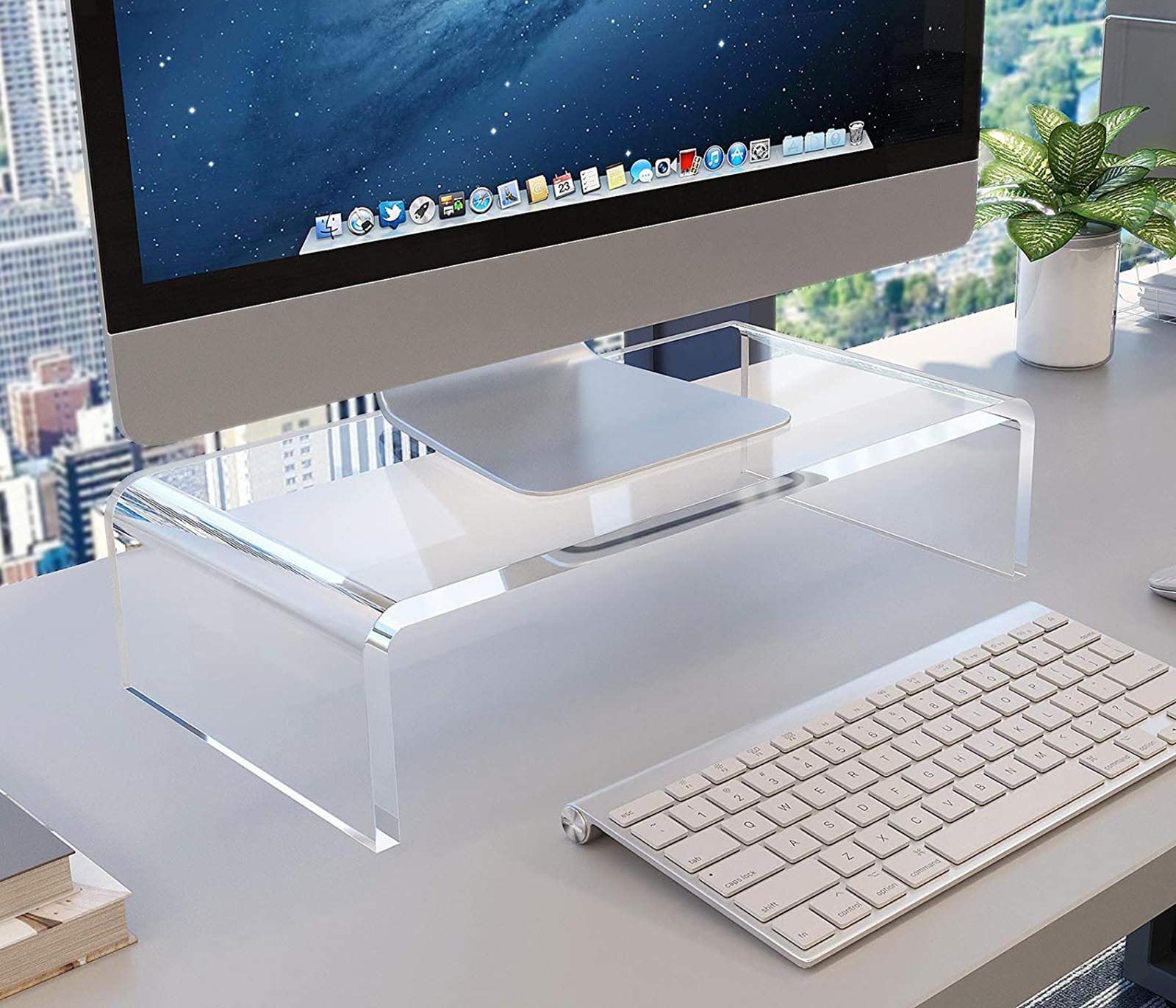 ขาตั้งแล็ปท็อปอะคริลิคใสทนทานป - Keyboard Laptop Accessories บทวิจารณ์และราคา